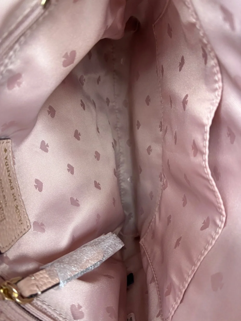 kate spade Pebbled Leather Crossbody in Dusty Rose with Gold Hardware